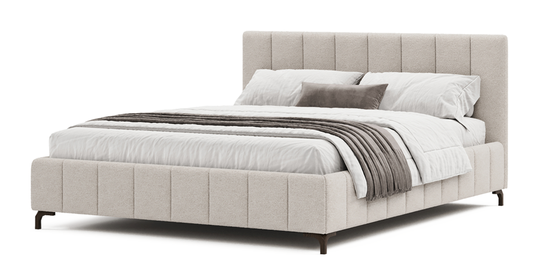 Photo - Luciana 140x200 bed with a niche for linen
