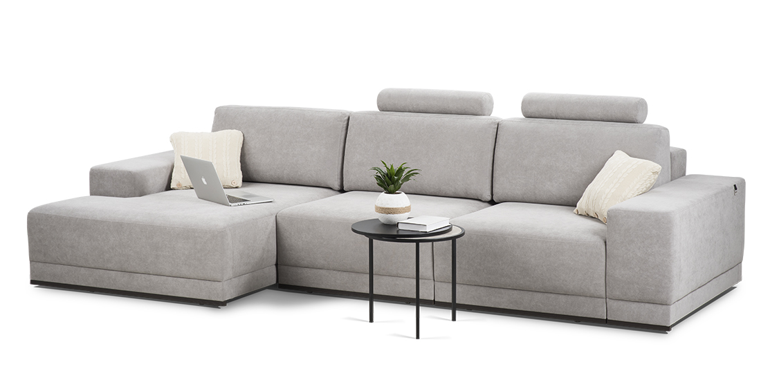 Photo - BL 102 corner sofa with headrests