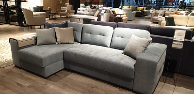 Photo №1 - Barry M L shape sofa bed with shelf