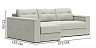 Corner sofas Blest Barry M L-shape sofa-bed with narrow arms - buy in Kyiv
