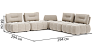 Individual premium sofas Modular sofa Merida - factory