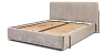 Ліжка Славія Steel L18 з нішею для білизни - з дерева