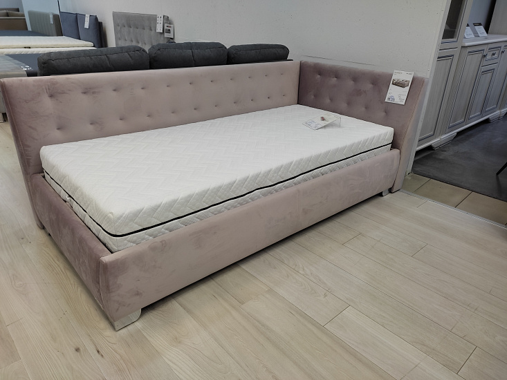 Photo - Angely 90x200 bed with a niche for linen