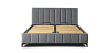 Ліжка Лучіана L09 з високими ніжками і нішею для білизни - з дерева