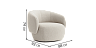 Armchairs, poufs Blest Albi armchair - buy in Kyiv
