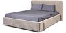Ліжка Славія Steel L18 з нішею для білизни - купити матрацом