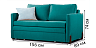 2-3 seaters sofas Blest Sofa Grant straight L140 - to the living room