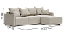 Corner sofas Blest Jersey L-shape sofa-bed - buy in Kyiv