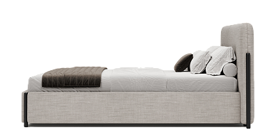 Photo №3 - Bed Slavia Wood 200x200 with a niche for linen