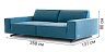 2-3 seaters sofas Blest Rieti straight sofa - buy in Kyiv