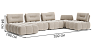 Individual premium sofas Modular sofa Merida - factory