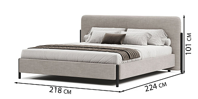 Photo №4 - Bed Slavia Wood 180x200 on high legs