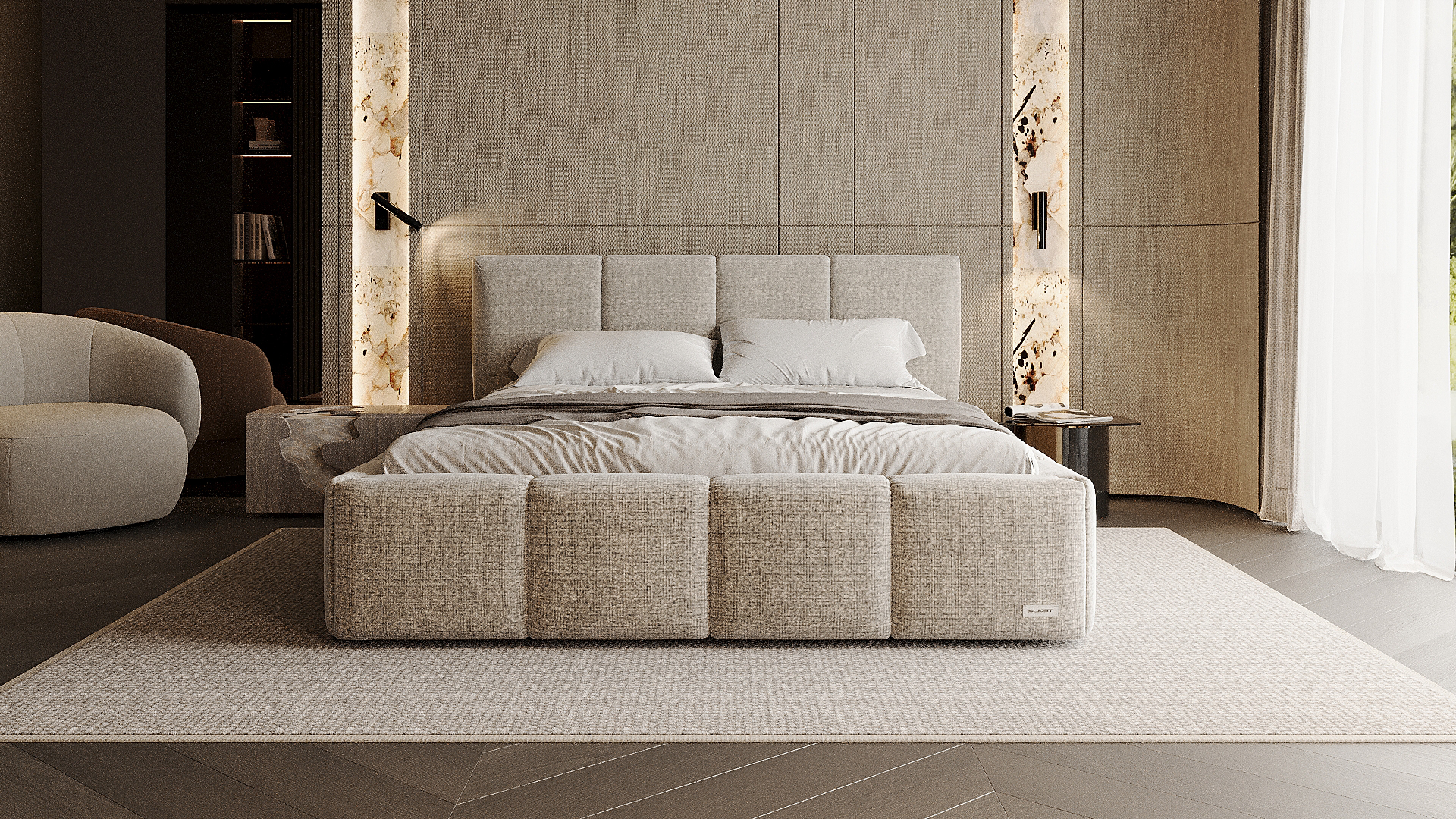 New from Blest: The “Hazel” Upholstered Bed