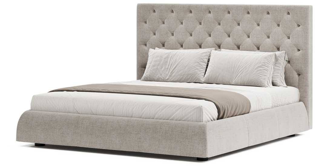 Photo - Bed Beatrice 140x200 with a niche for linen