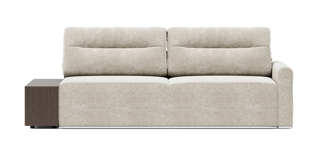 Photo - Santy 3 seater sofa-bed with shelf
