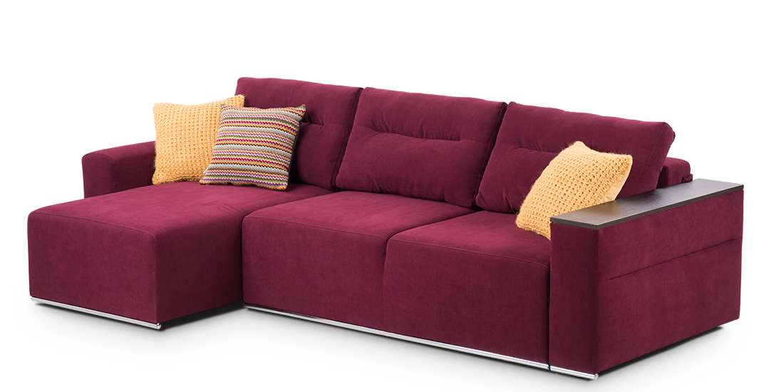 Photo - Santi corner sofa with laminated side