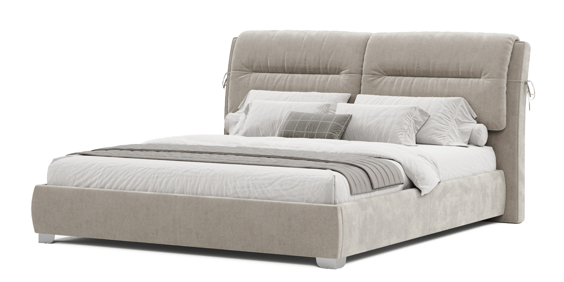 Photo - Milana 140x200 bed with a niche for linen
