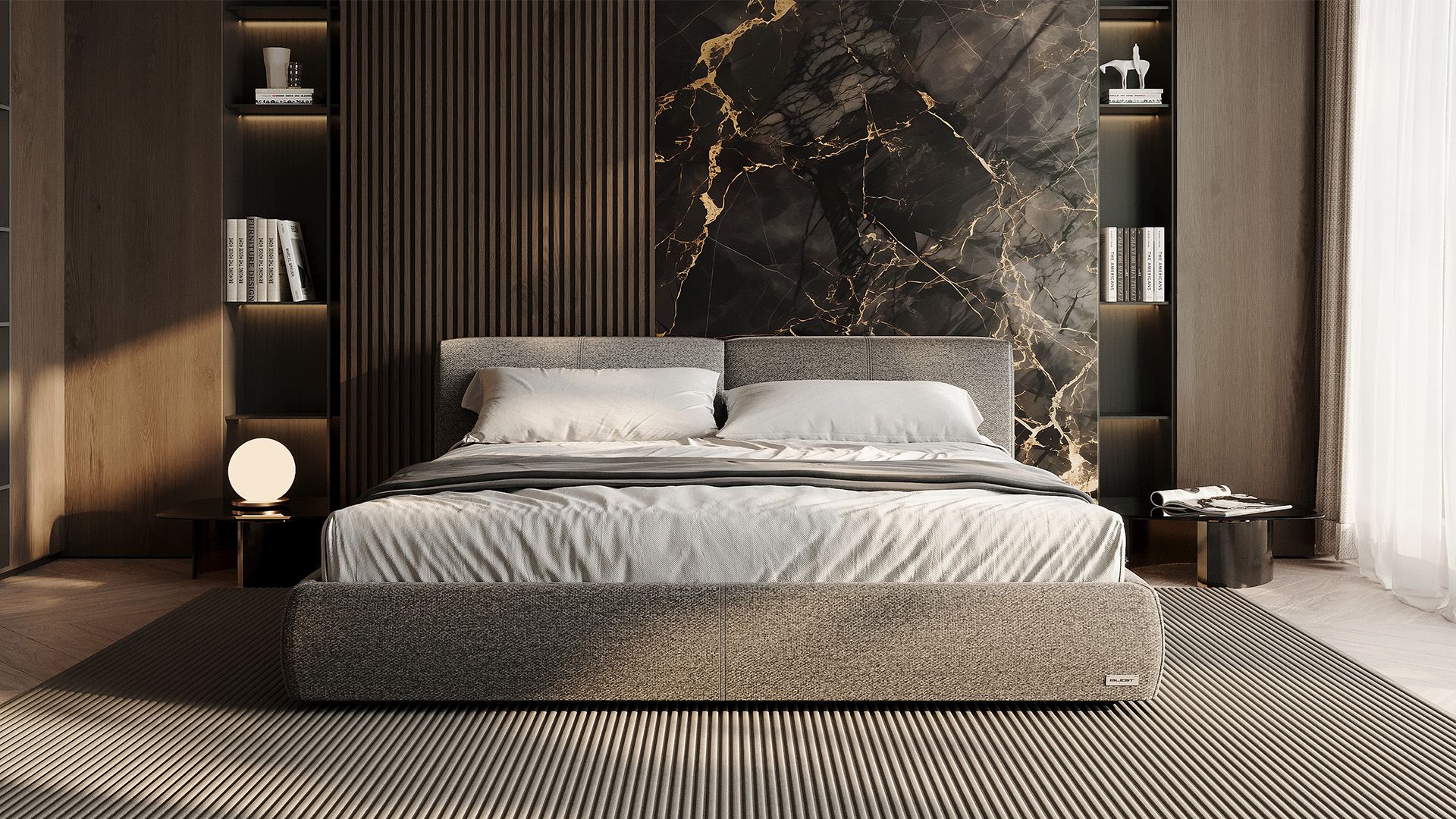 New: “Ember” Upholstered Bed