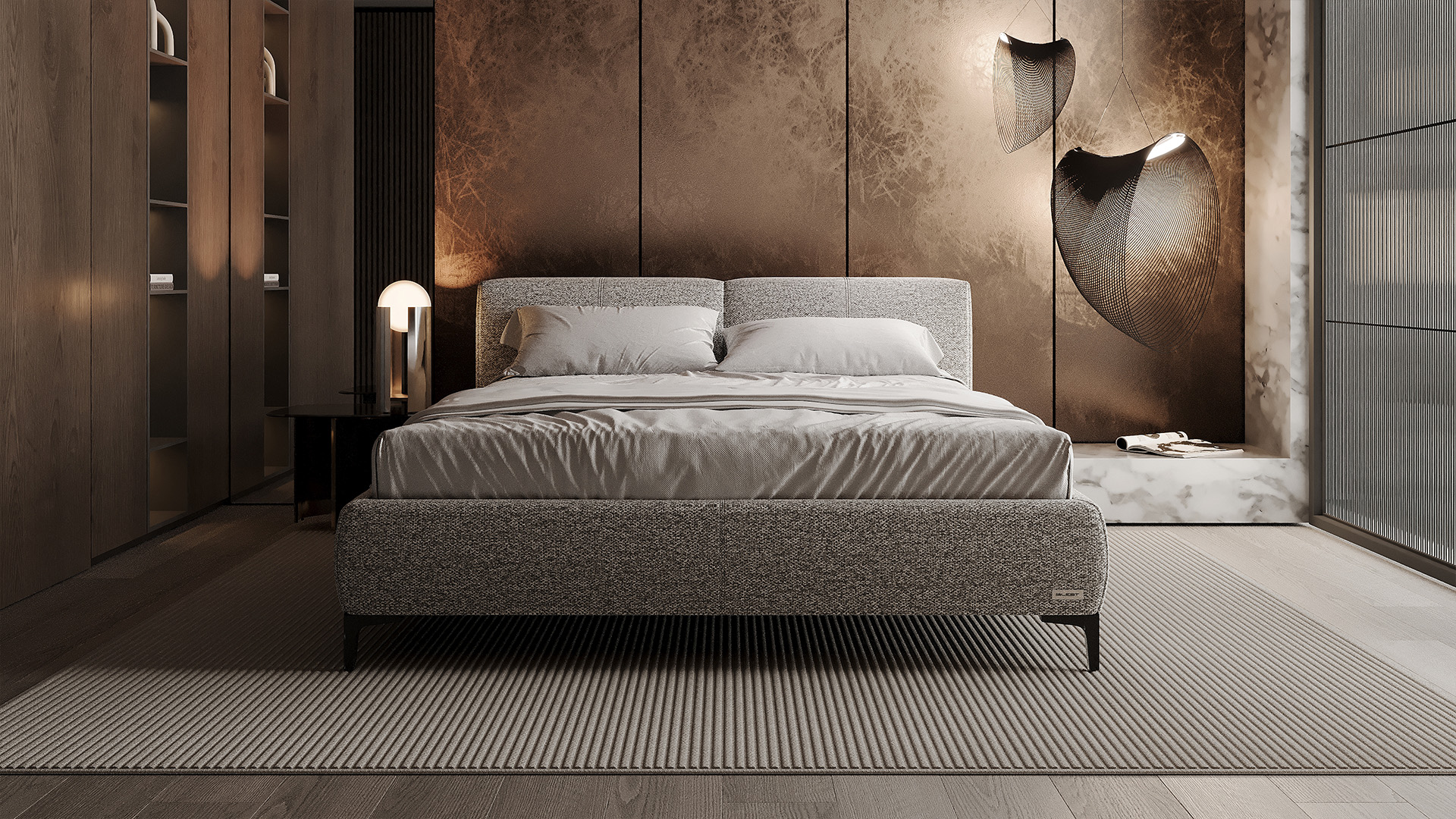 Новинка ліжко на ніжках Ембер Н