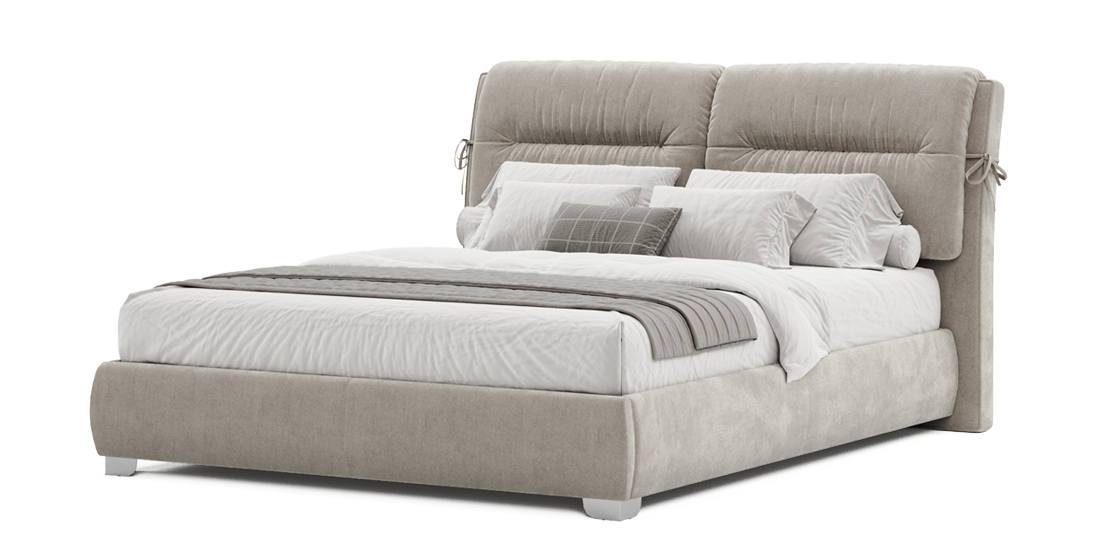 Photo - Bed Milana 160x200 with a niche for linen