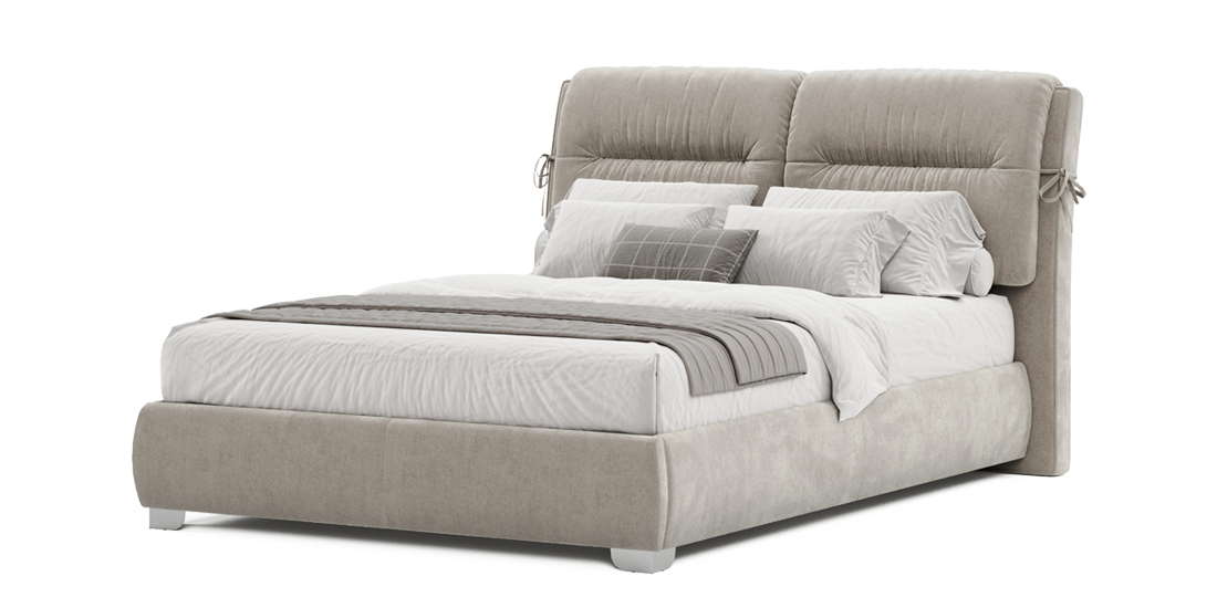 Photo - Milana 140x200 bed with a niche for linen
