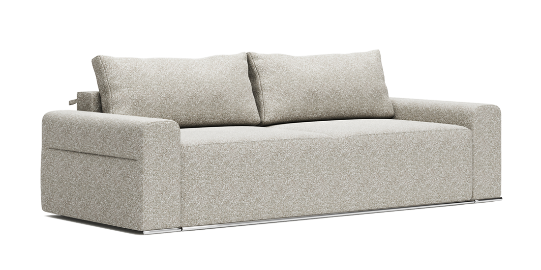 Photo - Santy 3 seater sofa-bed with additional backrests and pillows