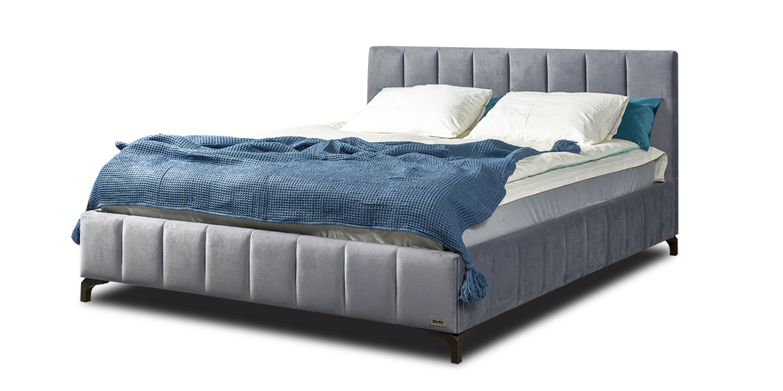 Photo - Luciana bed 200x200 with a niche for linen