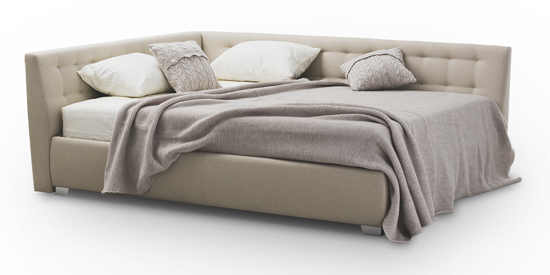Photo - Angeli bed with a niche for linen
