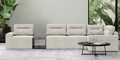 Фото №4 - Диван Санті модульний з полицею