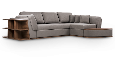 Photo №1 - Softie modular sofa with shelves and table