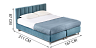 Beds Blest Cassandra bed set 80x200 - buy in Blest