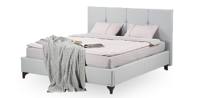 Photo №1 - Michelle 160x200 bed with high legs and a niche for linen