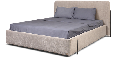 Photo №1 - Slavia Steel 140x200 bed with a niche for linen