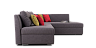 Corner sofas Tekni New 3ТХR М-АМL - with sleeper