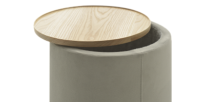 Фото №2 - Стіл приліжковий з полицею Жаклін