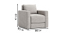Armchairs, poufs Blest Armchair Oxy New - buy in Kyiv