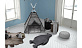 Accessories Carpet Lovely Kids Penguin Antracite - to the living room