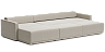 Corner sofas Blest Jersey Soft L-shape sofa-bed - with sleeper