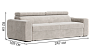 2-3 seaters sofas Blest Rimini 3 seater sofa-bed - buy in Blest