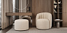 Individual premium armchairs Vitoria pouf - to the living room