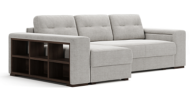 Фото №1 - Диван Баррі М кутовий з полицею