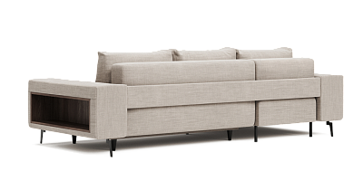 Фото №4 - Диван Лірі кутовий з полицею