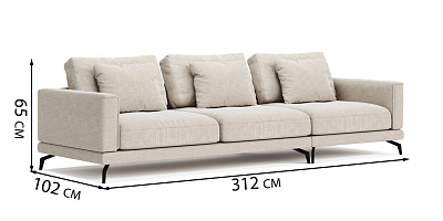 Photo №4 - Leon  3 seater sofa
