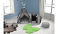 Accessories Carpet Lovely Kids Butterfly Green - to the living room