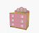 Accessories Komod AMSTERDAM with shelves Pink - for home