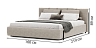 Beds Blest Jacqueline 140x200 bed with a niche for misery - buy in Kyiv