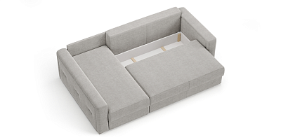 Фото №4 - Диван Баррі М кутовий з вузькими боковинами