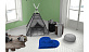 Accessories Carpet Lovely Kids Heart Blue - to the living room