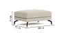 Individual premium armchairs Pouf Leon - to the living room
