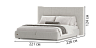 Beds Individual premium Monfero bed 180x200 - factory